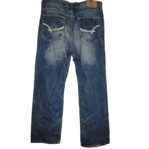 Hang Em High Relaxed Straight Leg Denim Jeans Size 38 Y2K 90s